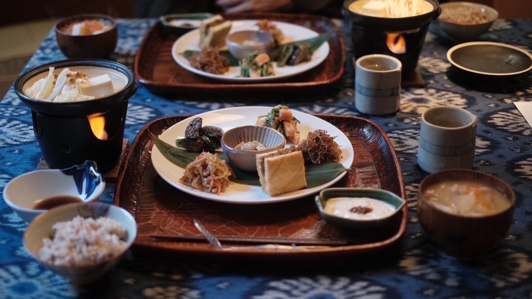 蔵屋でいただく食事の一例